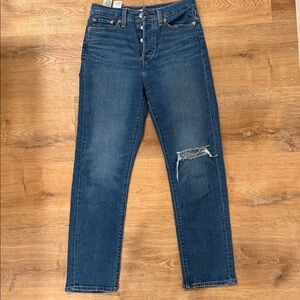 Levi Wedgie Straight Jeans 27 x 28